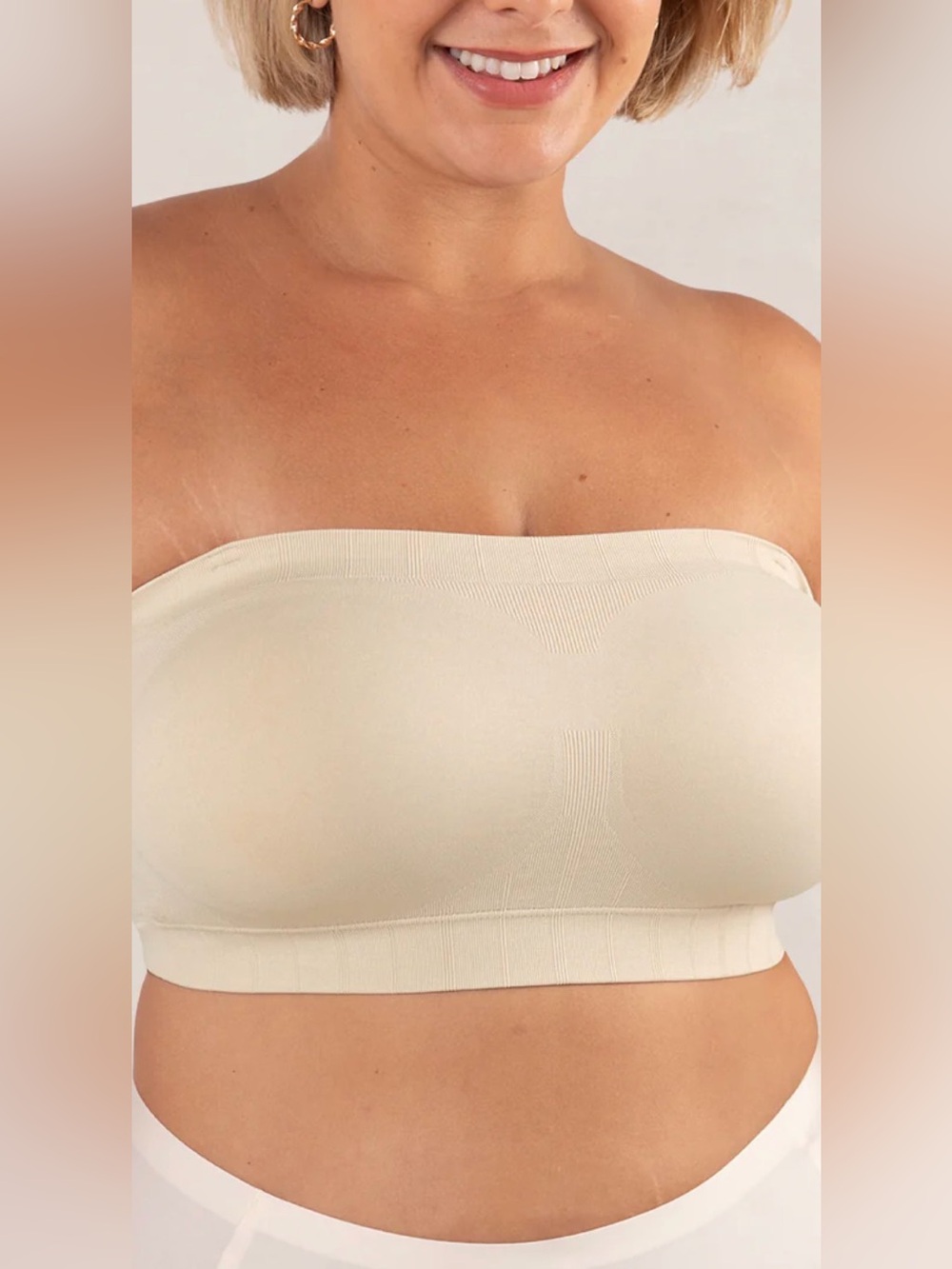 Shapermint Truekind® Convertible Strapless Bandeau Bra - NWT